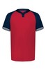 Scarlet/ Navy