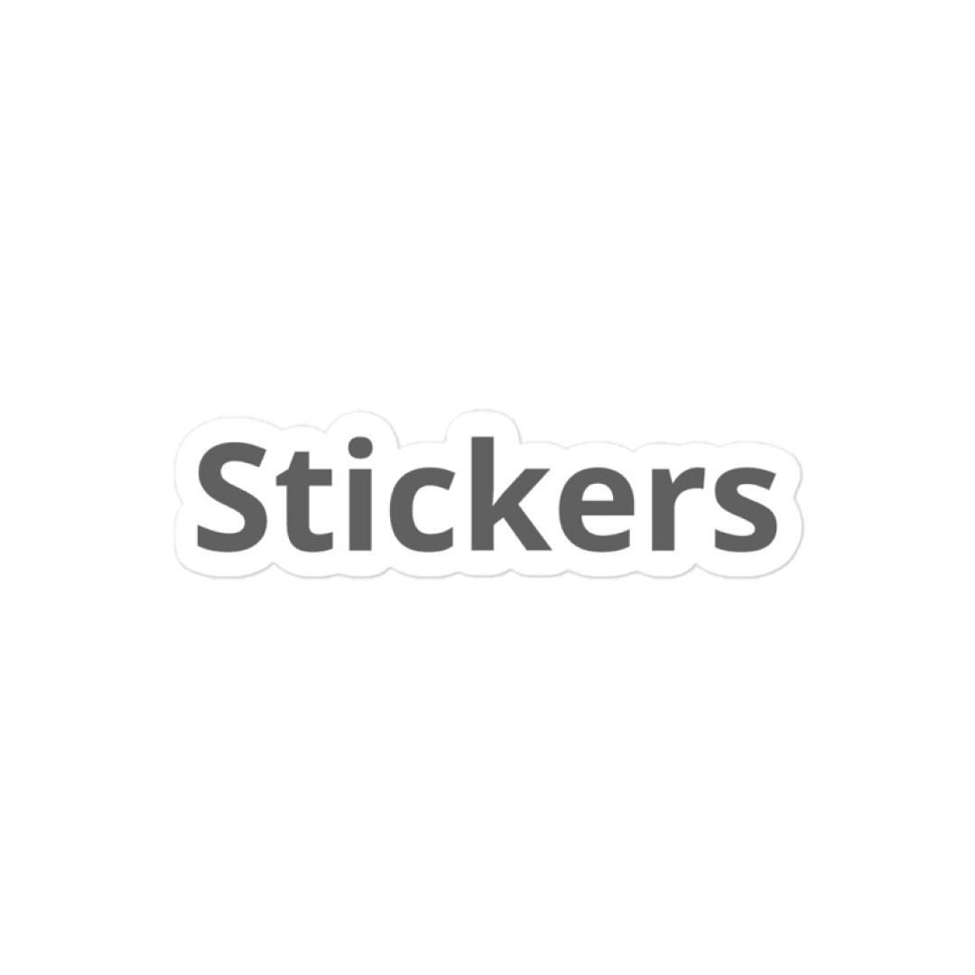 Blank Sticker Label for