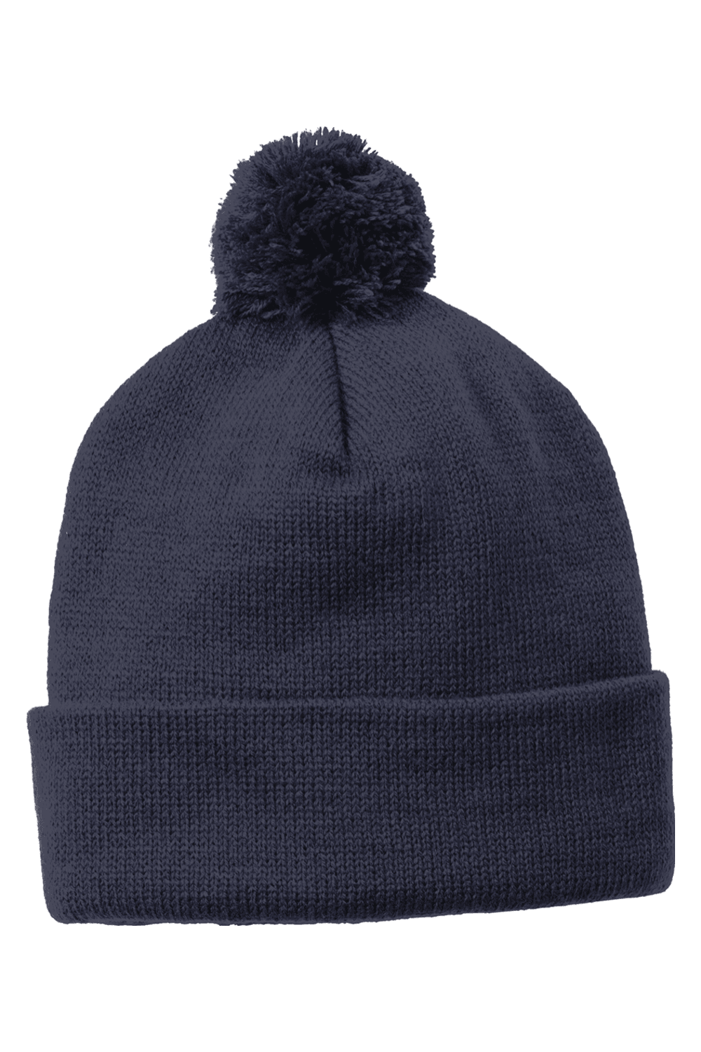 Sport-TekSolid Pom Pom Beanie for