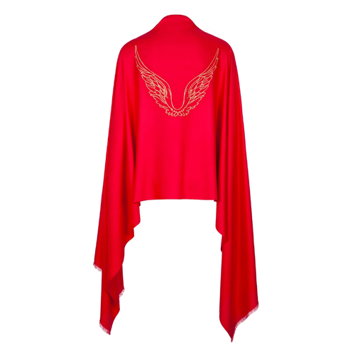 Angel Uriel Red Meditation Wrap Scarf for