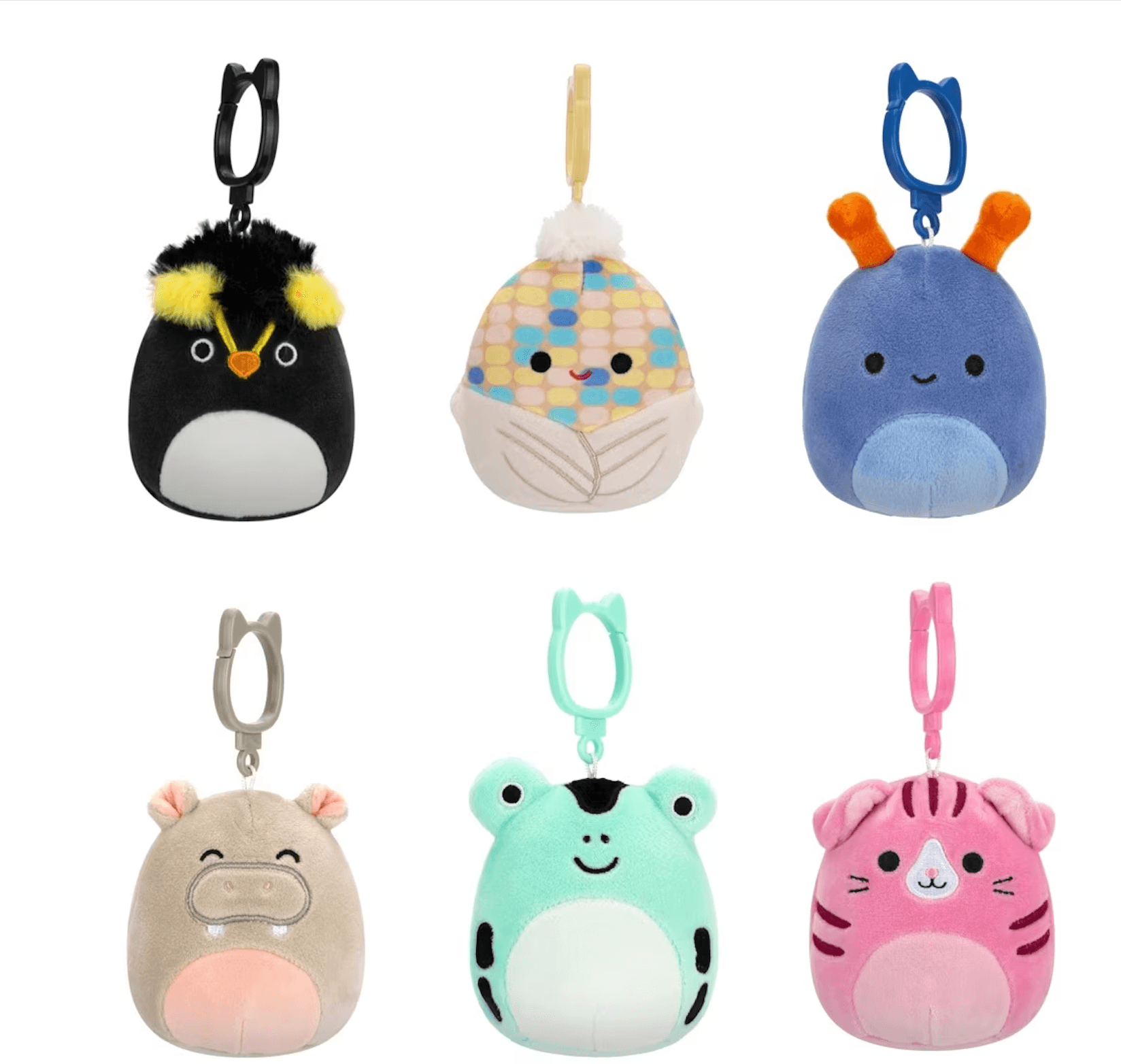 Squishmallows Clip-On Plush Toy for