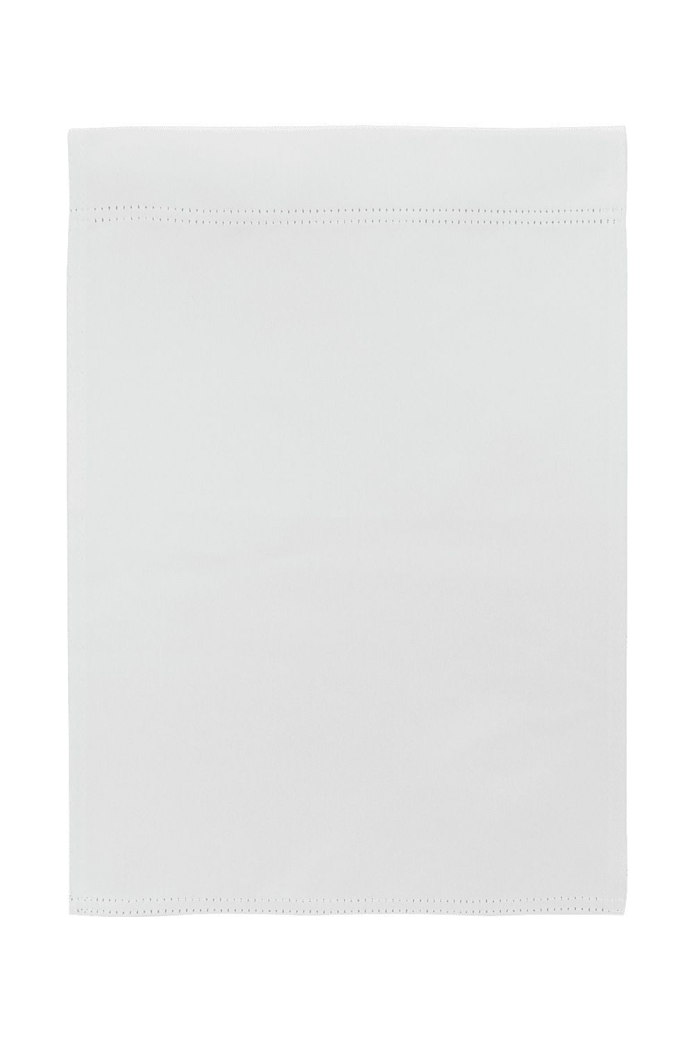 White Garden Flag 17 1/4" x 12 1/2" (Stand/Pole is not included) for