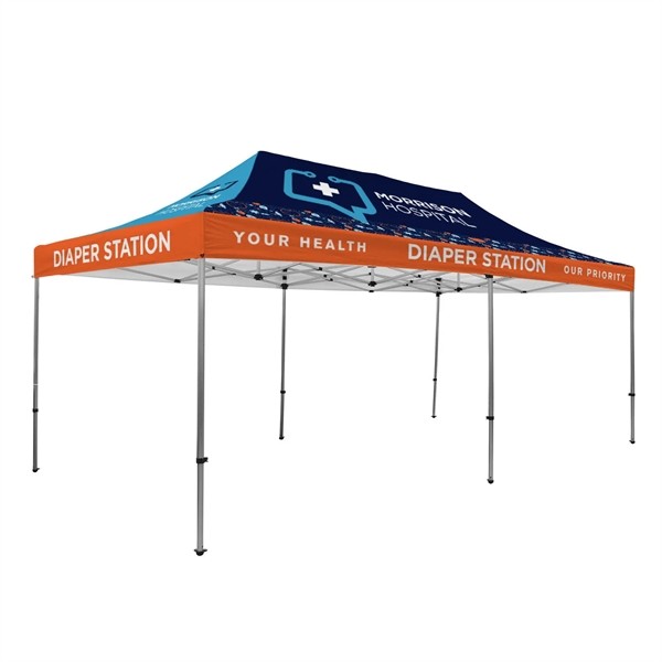 20' Premium Tent Kit (Full-Bleed Dye Sublimation) for