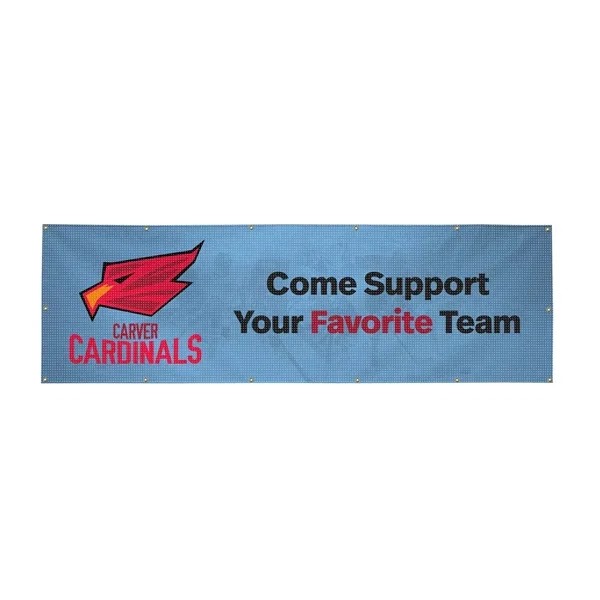 36" x 10' Mesh Vinyl Fence Banner for