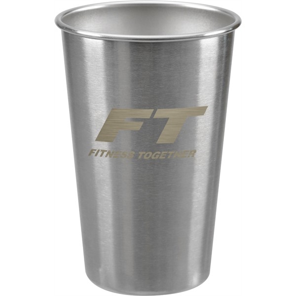 Stainless Steel Pint - Laser Etched for