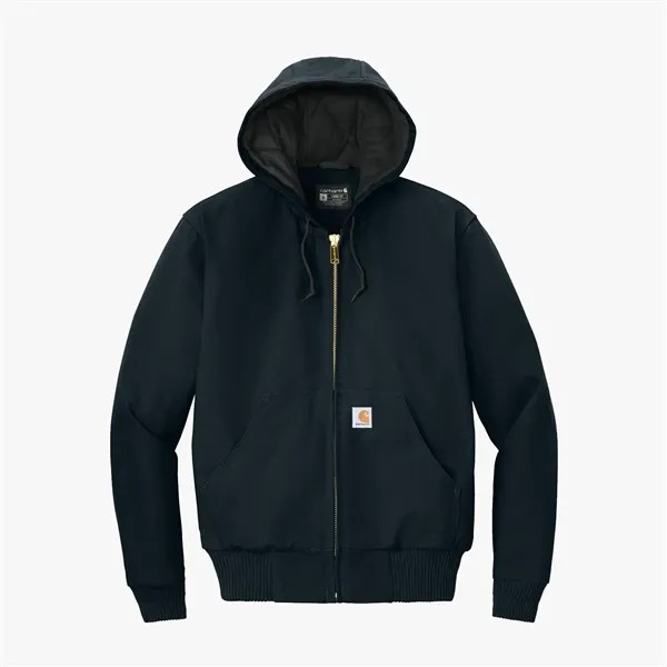 Carhartt® Quilted-Flannel-Lined Duck Active Jacket for