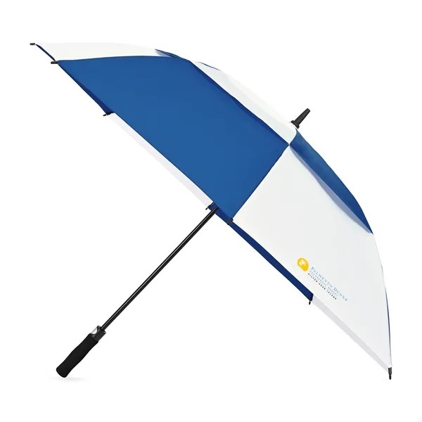 Elements 60" Recycled rPET Auto Open Dual Canopy Umbrella for