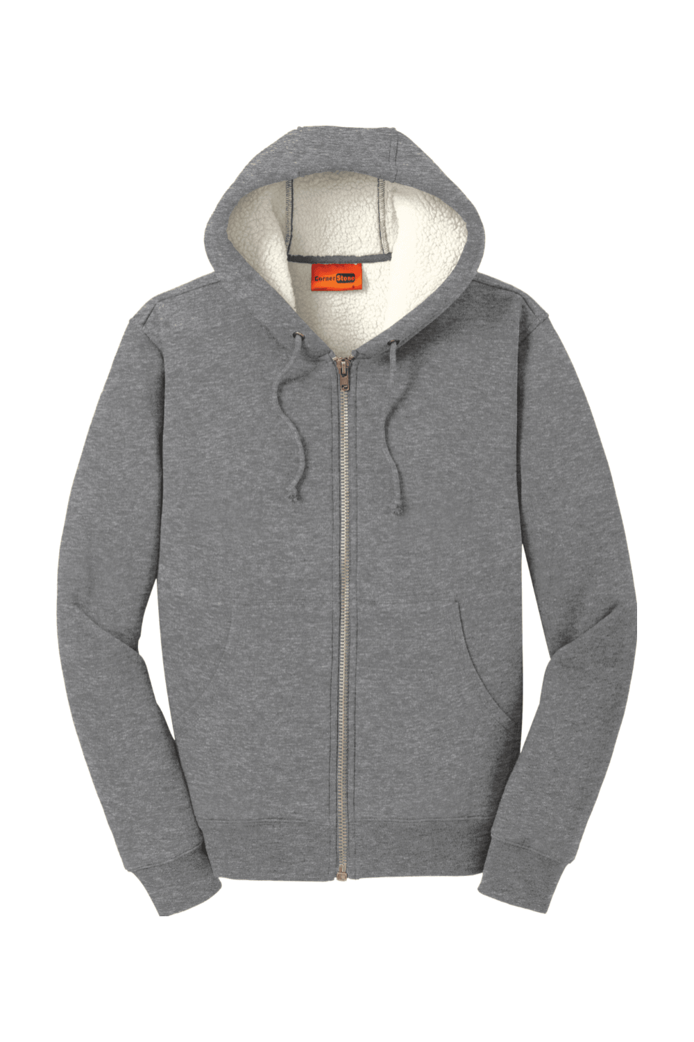 CornerStone Heavyweight Sherpa-Lined Hooded Fleece Jacket for