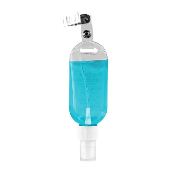Spray Hand Sanitizer with Metal Clip for