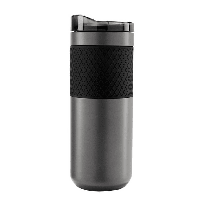Vacuum Thermos with Grip Band & Safety Valve for