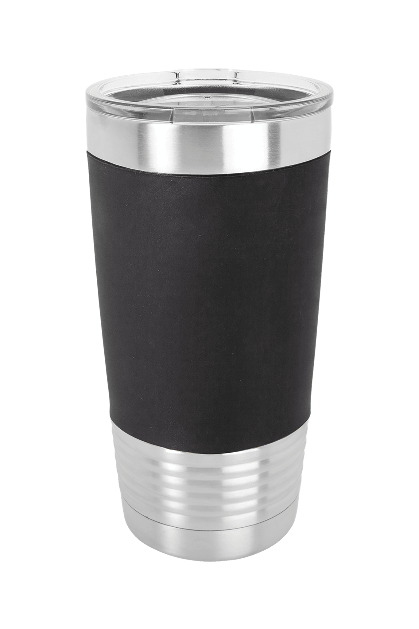 20 oz. Tumbler with Silicone Grip and Clear Lid for