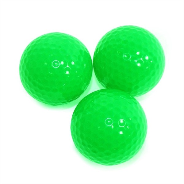 Neon Green Golf Balls for