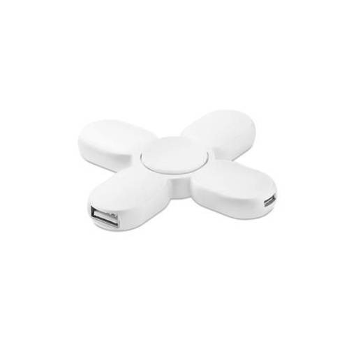3 USB HUB WITH FIDGET SPINNER for