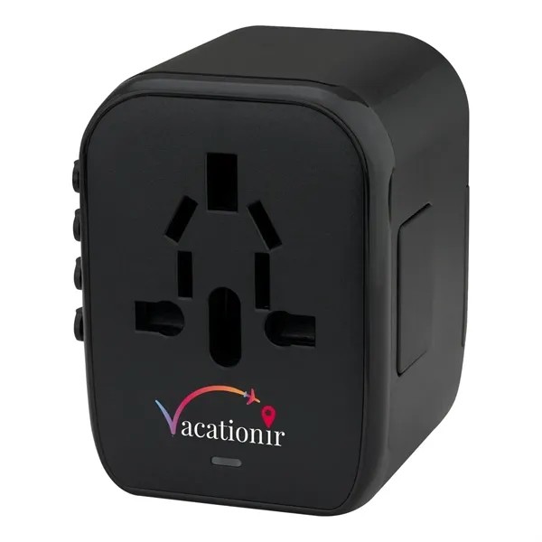 Universal Travel 2 USB / 2 Type-C Adapter for