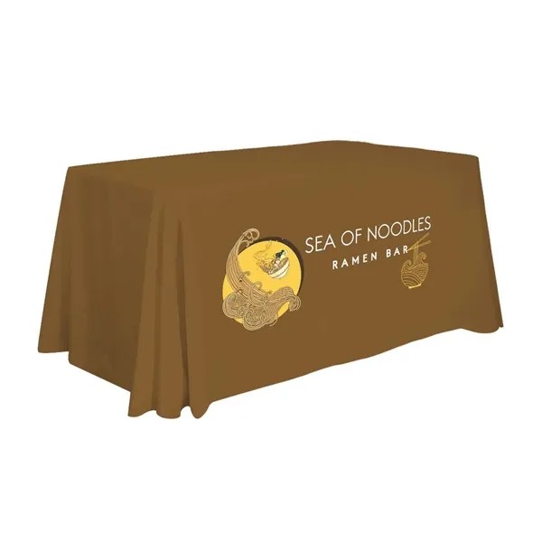 4' Standard Table Throw (Full-Color Front Only) for