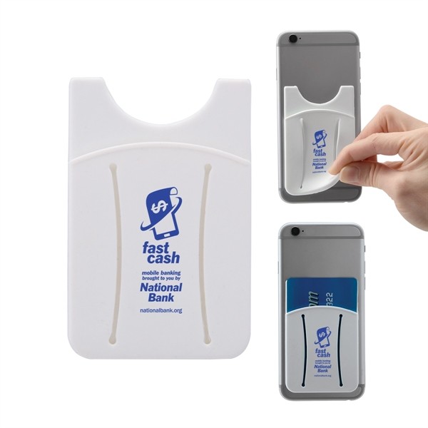Finger Grip Cell Phone Card Holder for