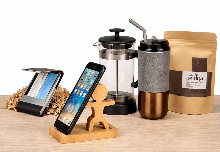Coffee & Desk Gift Kit (French Press) for
