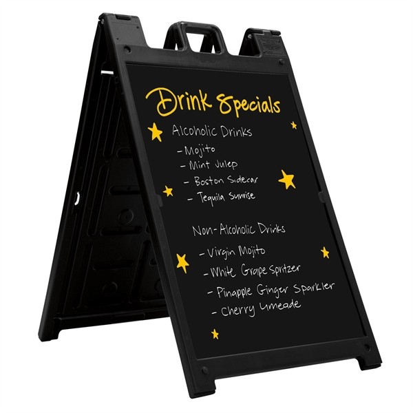 Signicade Deluxe A-Frame Chalkboard Kit for