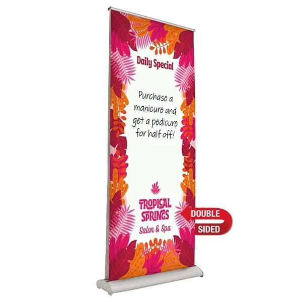 33.5" Deluxe Pro Retractor (2 Banner, Dry-Erase Media) for