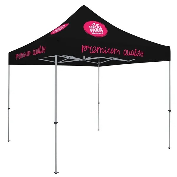 10' Deluxe Tent Kit (Full-Color Imprint, 4 Locations) for