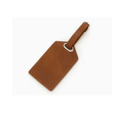 Leather Luggage Tag for