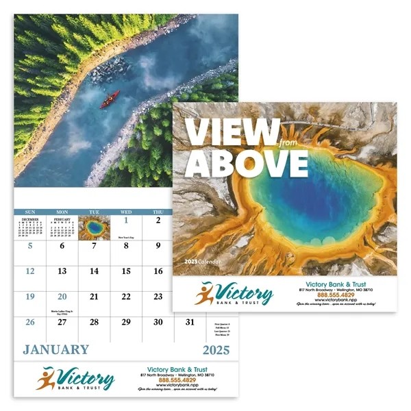 Good Value™ View from Above - Stapled Calendar for