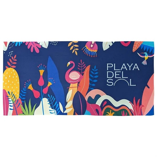 30" X 60" Sand-Free Waffle Beach Towel for