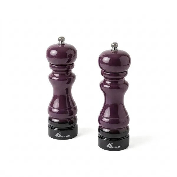 Prescott Oak Wood Salt And Pepper Mill Set for