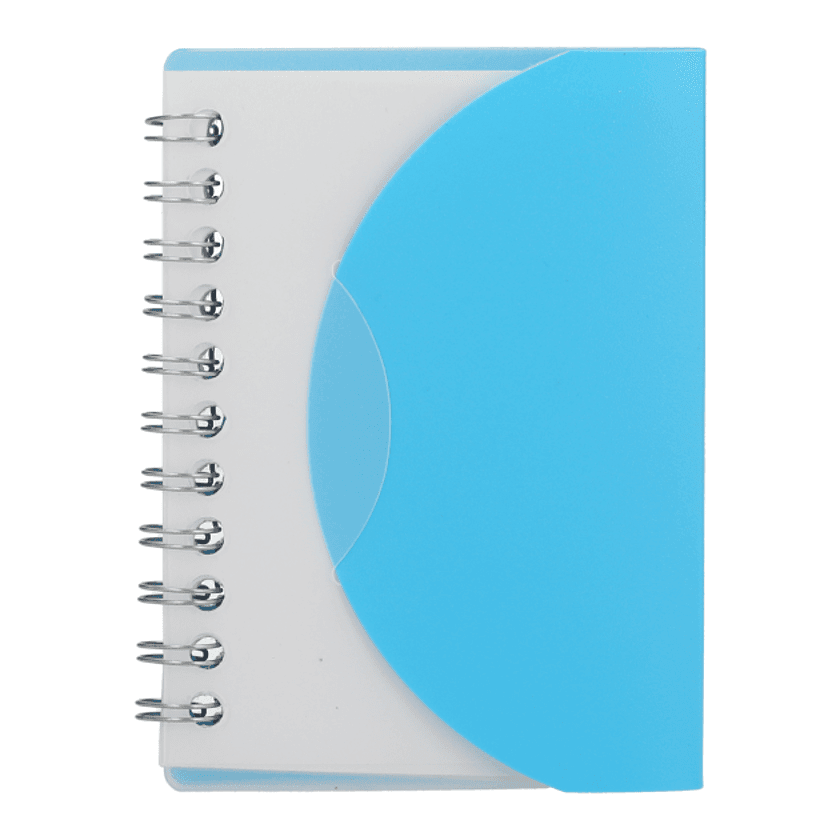 3.4'' x 4.5'' FSC® Recycled Post Spiral Notebook for