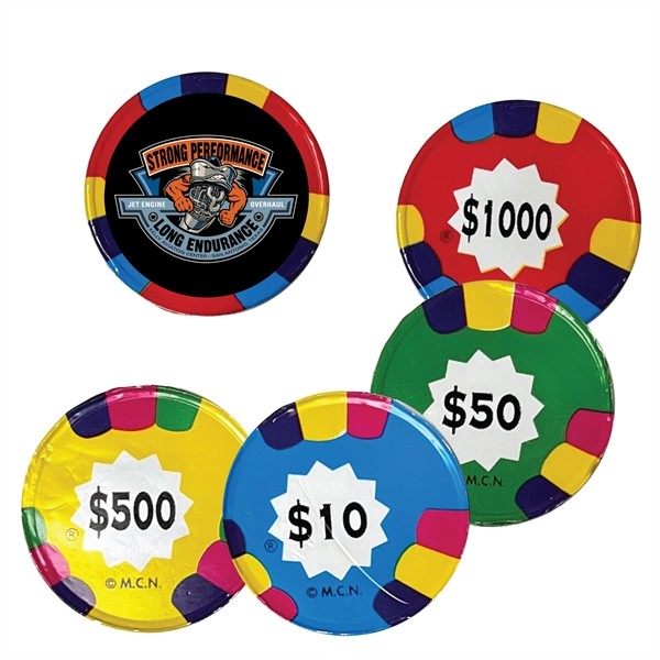 Chocolate Poker Chips for
