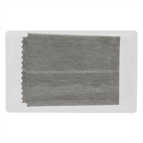 Heathered Cleaning Cloth In Case for