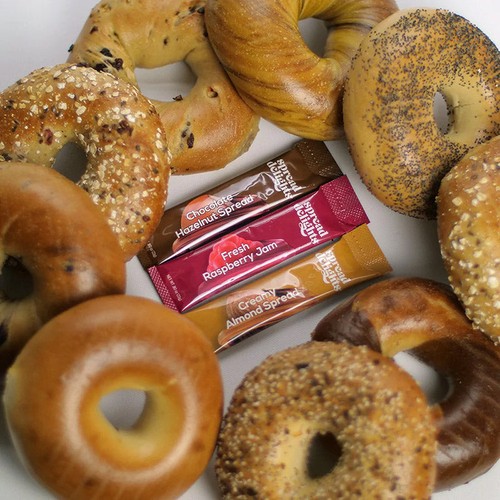 1 Dozen NYC Bagels + Spreads for