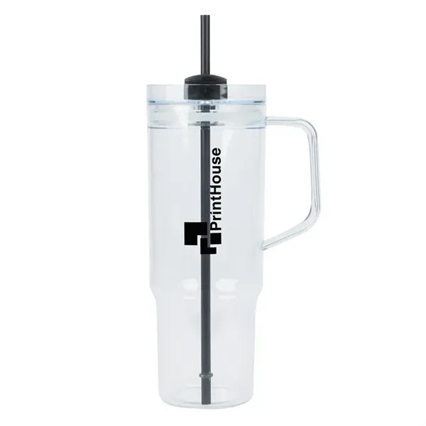 Oliver 40 oz. Clear AS Travel Mug for