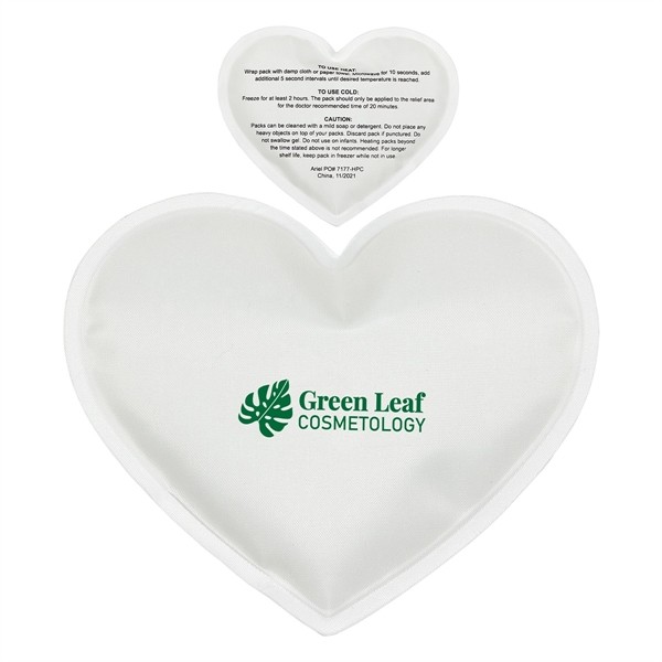 Heart Nylon-Covered Hot/Cold Pack for