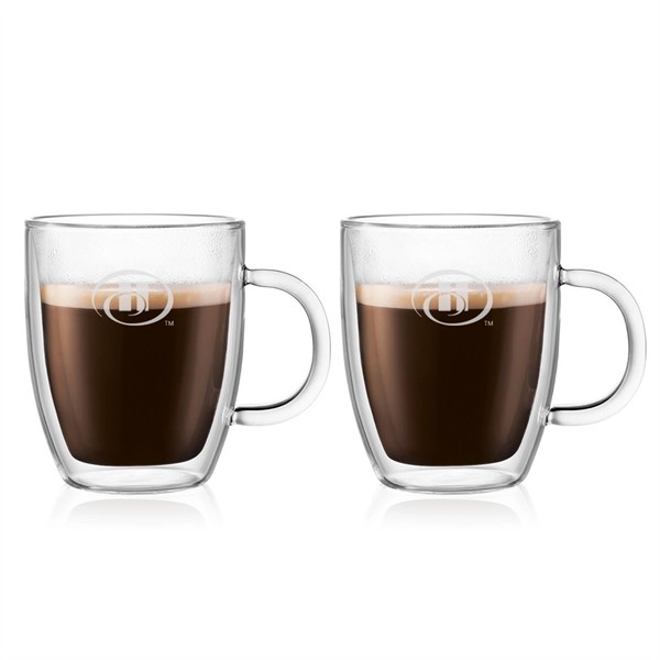 Bodum Bistro 10oz Double Wall Mug Set - 2 Pcs for