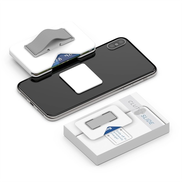 ClutchSlide: Cardholder, Phone Strap and Stand for