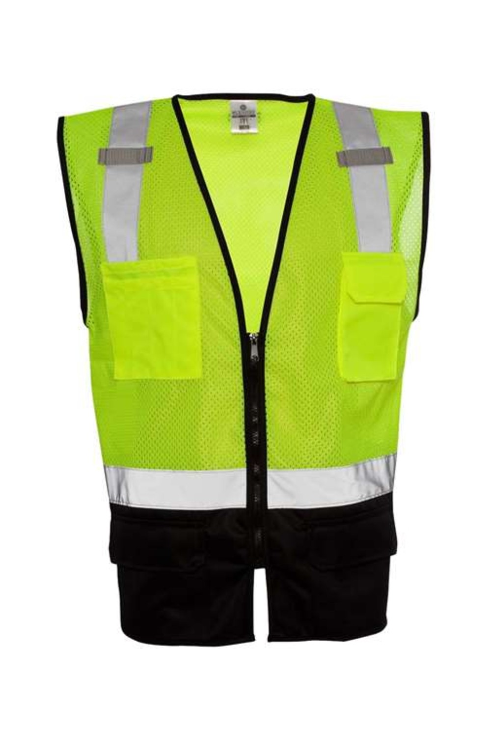 Kishigo - Black Bottom Mesh Class 2 Vest for