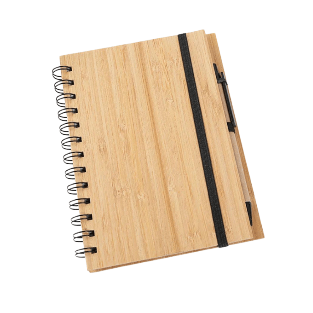  Wooden Notebook & Pen Set for
