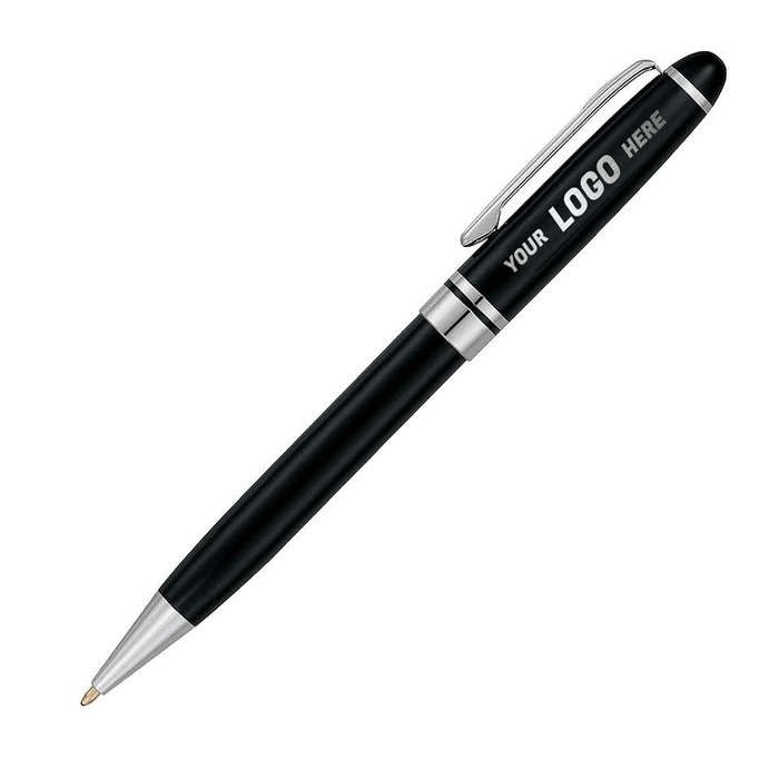Black and Silver Pen for