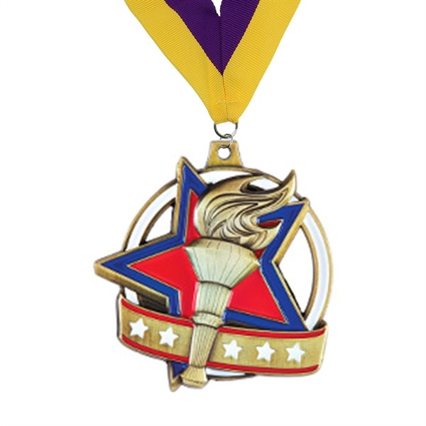 Soft Enamel Zinc Alloy Medal for