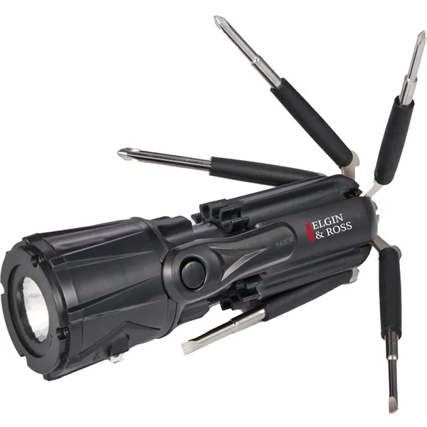 Recycled Spidey 10-in-1 Screwdriver Flashlight for