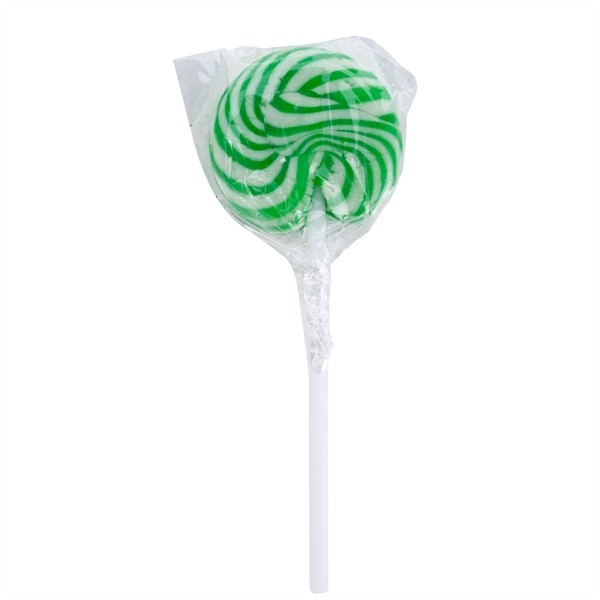 Swirl Lollipop with Round Label for