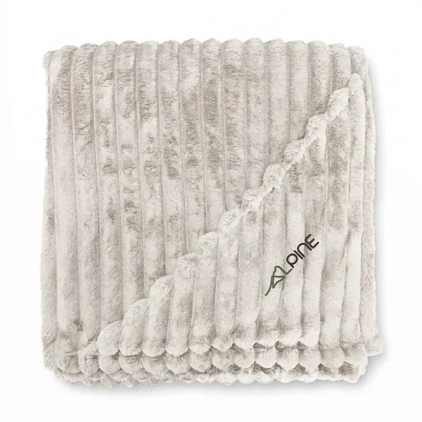 Alpine Faux Fur Polyester Blanket for