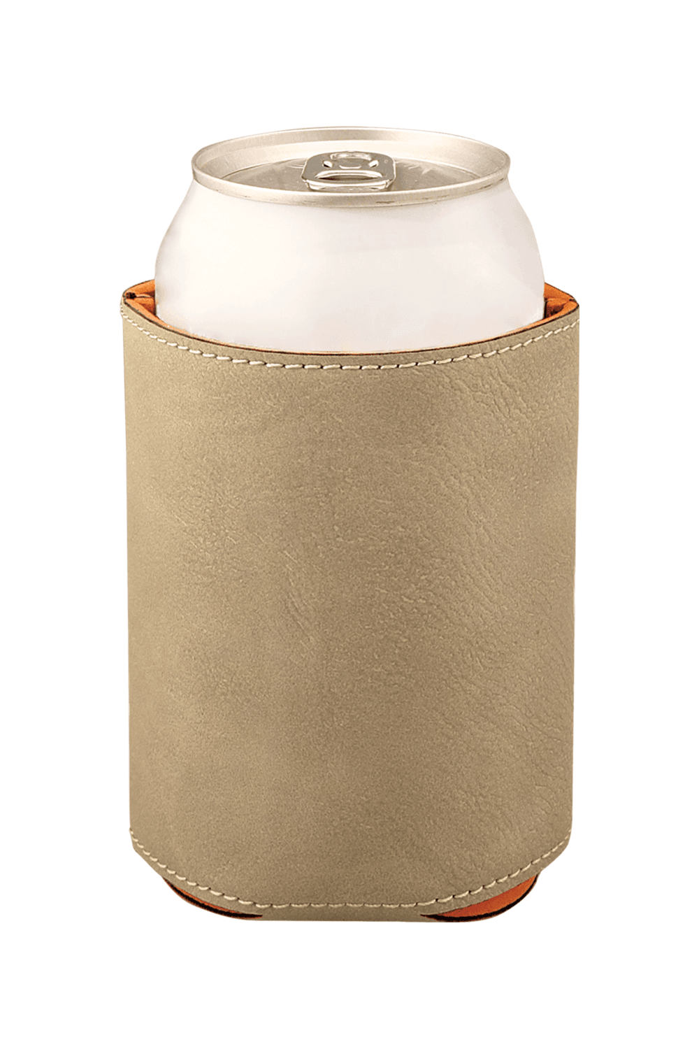3 3/4" Laserable Leatherette Beverage Holder for