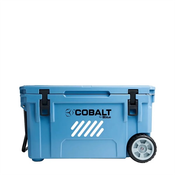 Blue Coolers 55 Qt Cobalt 5 Day Ice Box with Wheels for
