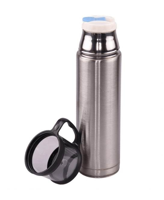 Stainless Steel Hot & Cold Bottle with Drinking Cap Lid  for