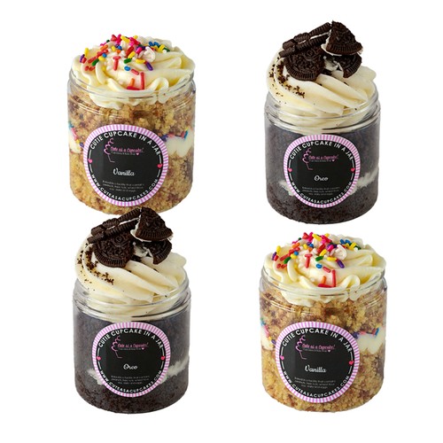 Vegan Cutie Cupcakes in a Jar (4) for
