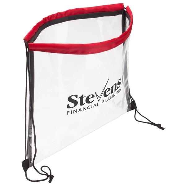 Clear Vinyl Bag with Drawstring for