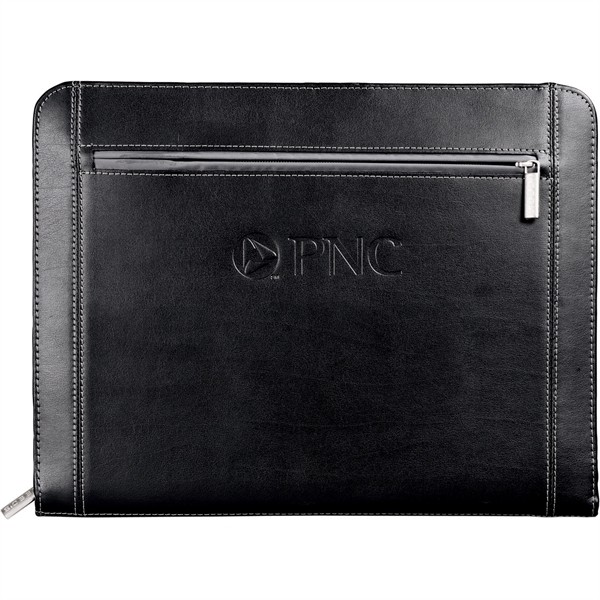 FSC® Mix Metropolitan Zippered Padfolio for
