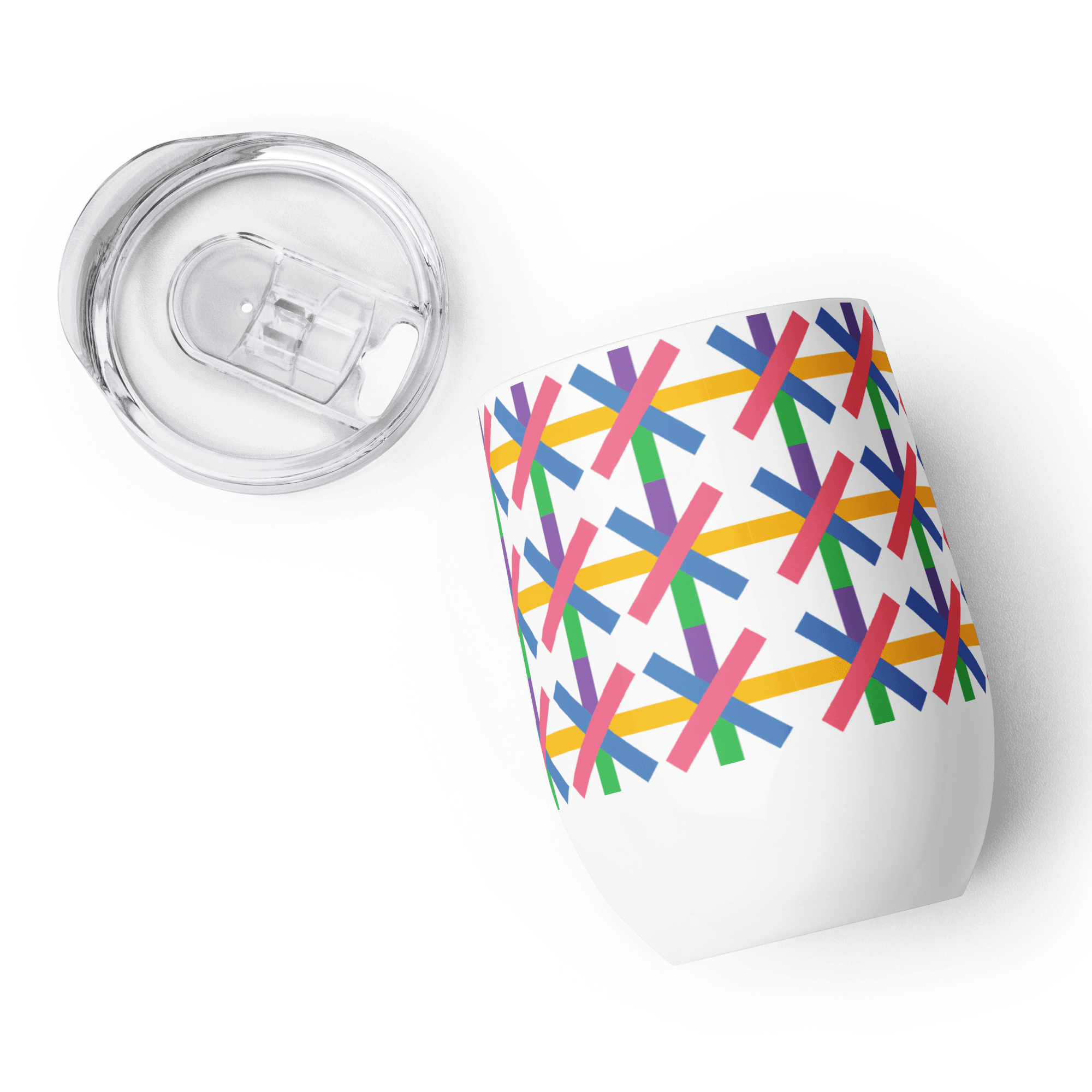 All Over Print Team Toast Wine Tumbler for